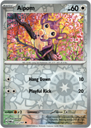 Aipom - 137/167 - Twilight Masquerade - Reverse Holo - Card Cavern