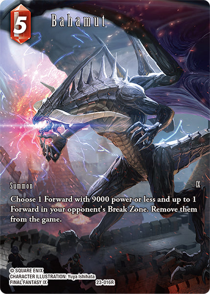 Bahamut Full Art - 23-016R - Hidden Trials - Foil - Card Cavern