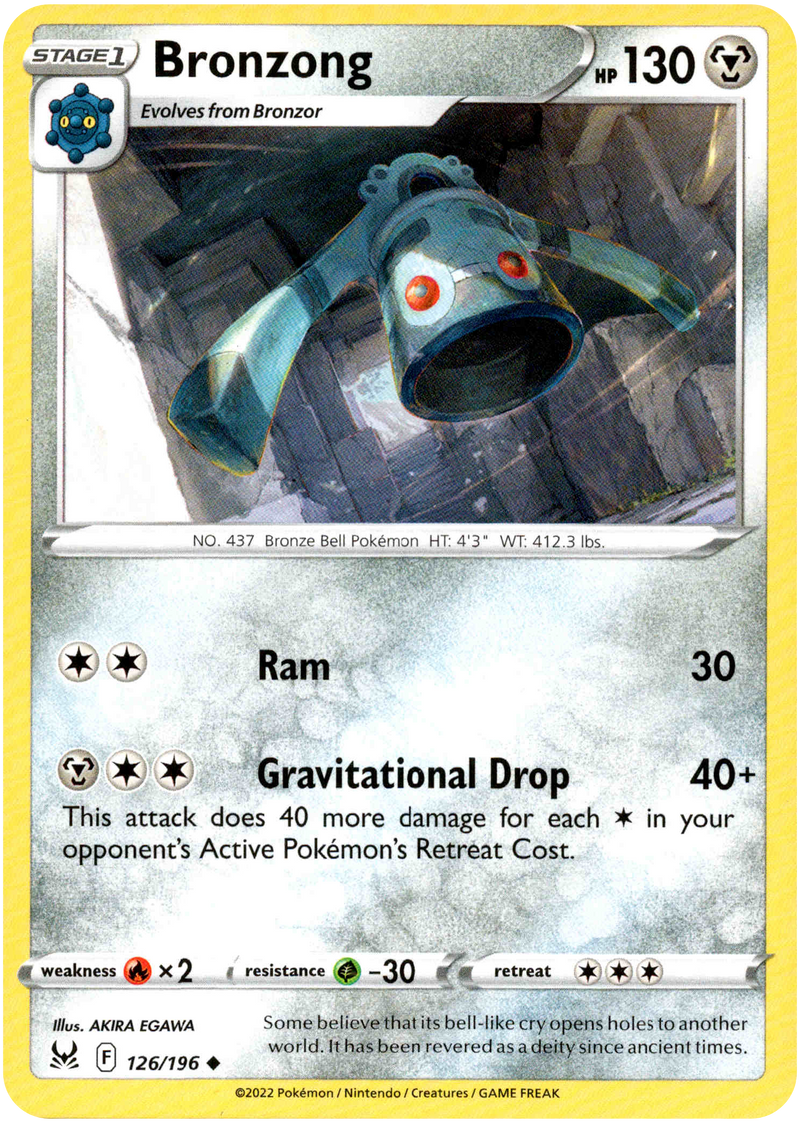 Bronzong - 126/196 - Lost Origin - Card Cavern