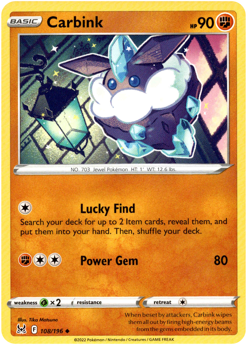 Carbink - 108/196 - Lost Origin - Card Cavern