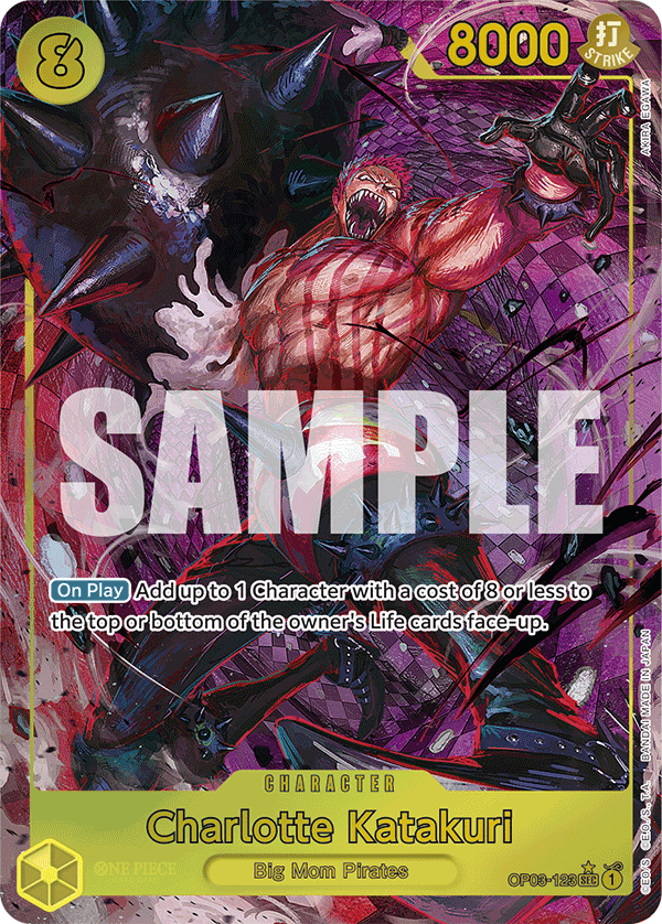 Charlotte Katakuri Alternate Art - OP03-123 SEC - The Best - Foil - Card Cavern