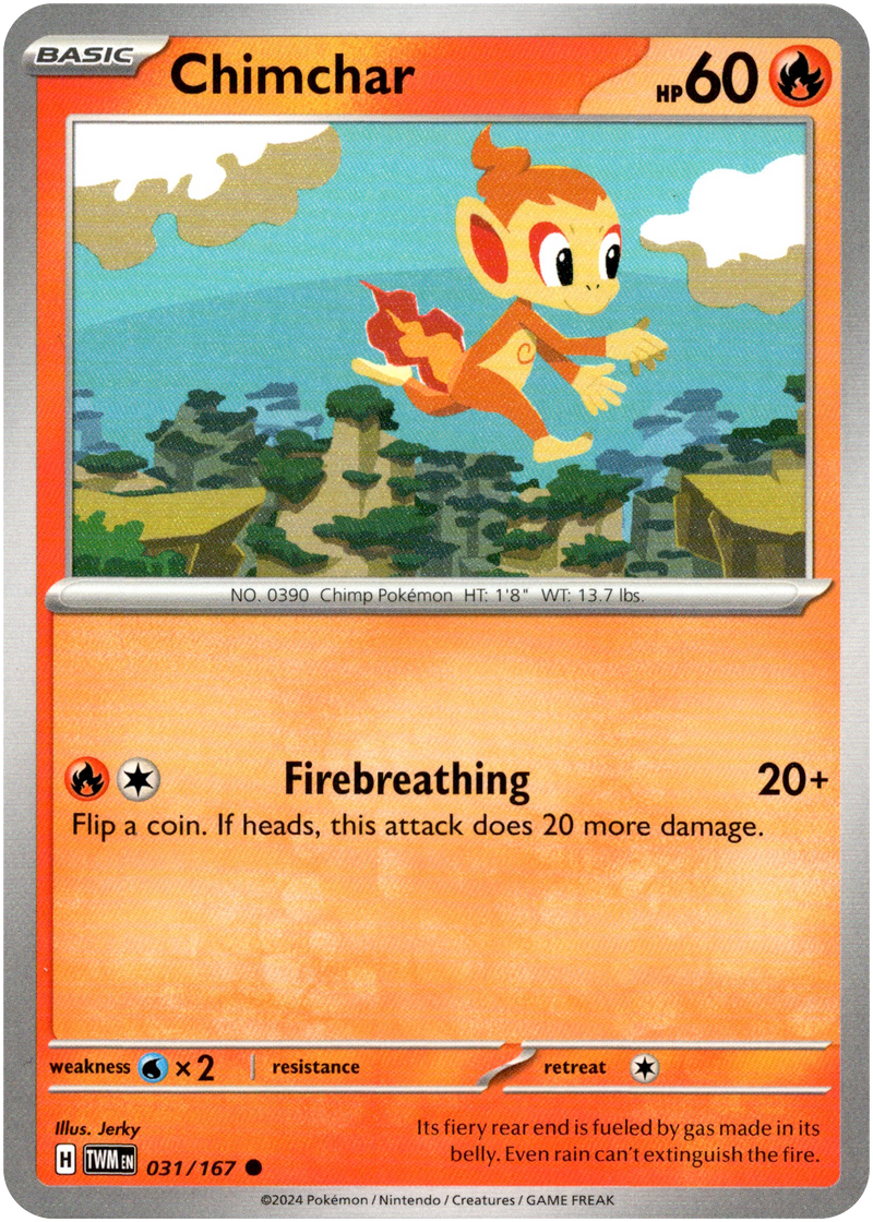 Chimchar - 031/167 - Twilight Masquerade - Card Cavern