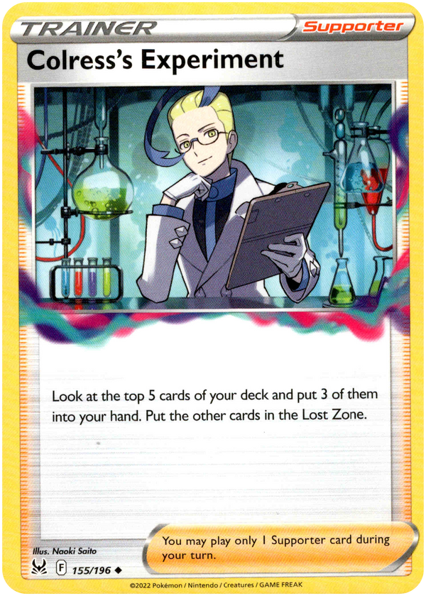 Colress's Experiment - 155/196 - Lost Origin - Card Cavern