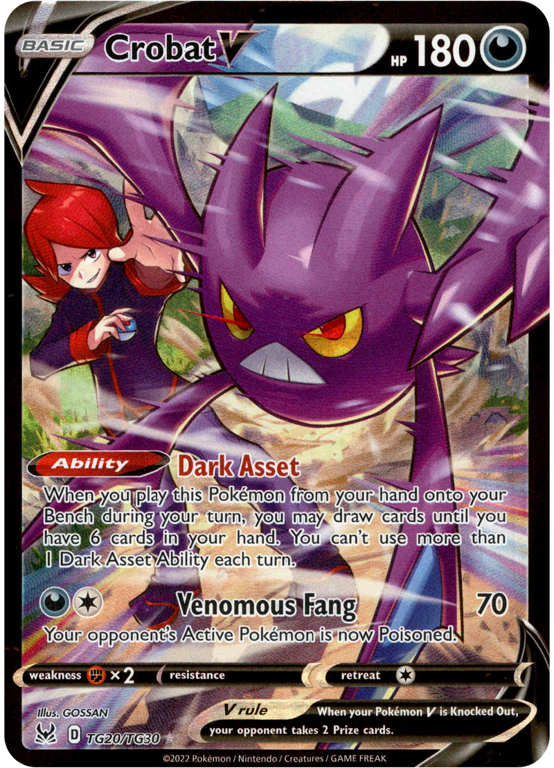 Crobat V - TG20/TG30 - Lost Origin - Card Cavern