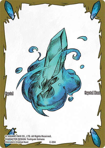 Crystal Token (Water) - C-004 - Emissaries of Light - Card Cavern