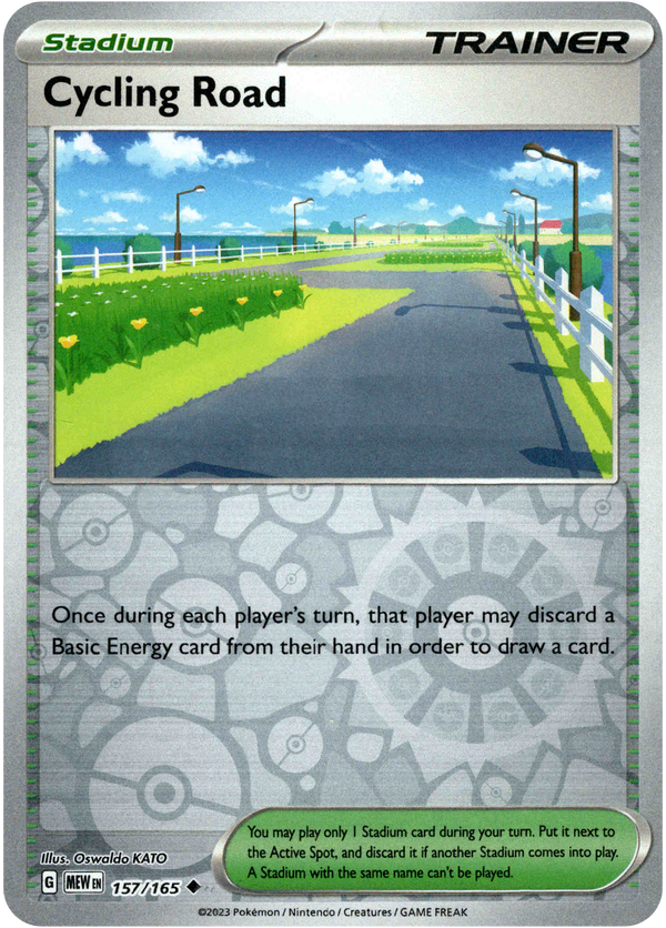 Cycling Road - 157/165 - Scarlet & Violet 151 - Reverse Holo - Card Cavern