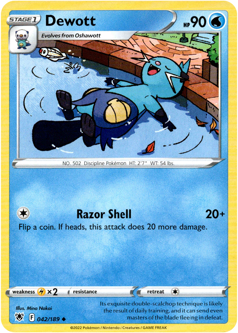 Dewott - 042/189 - Astral Radiance - Card Cavern