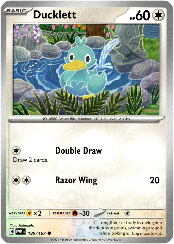 Ducklett - 139/167 - Twilight Masquerade - Card Cavern