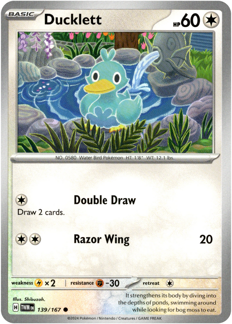 Ducklett - 139/167 - Twilight Masquerade - Card Cavern