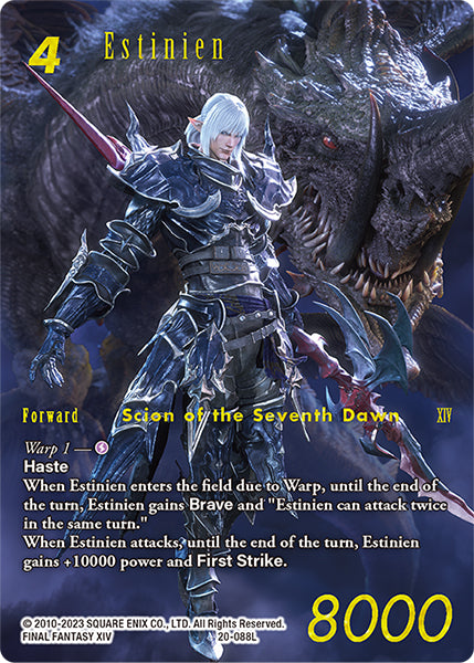 Estinien Full Art - 20-088L - Dawn of Heroes - Foil - Card Cavern