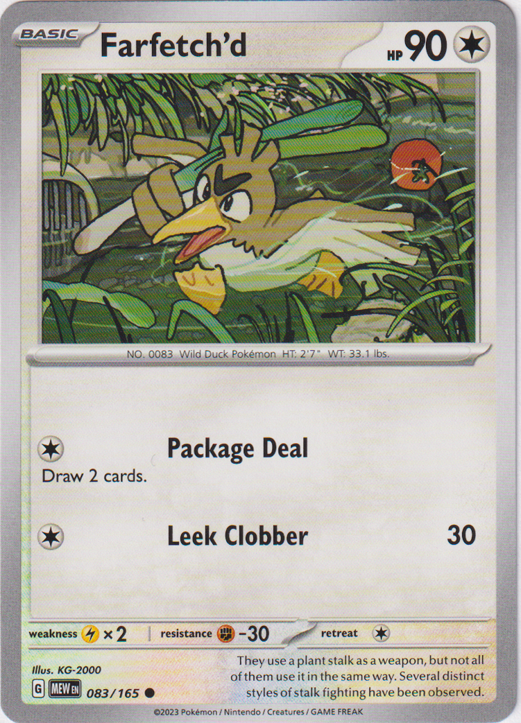 Farfetch'd - 083/165 - Scarlet & Violet 151 - Card Cavern