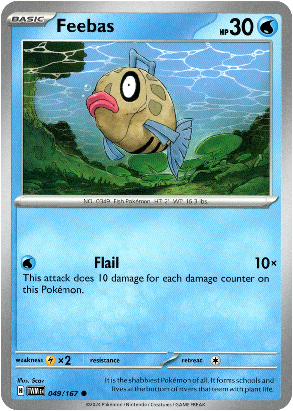 Feebas - 049/167 - Twilight Masquerade - Card Cavern