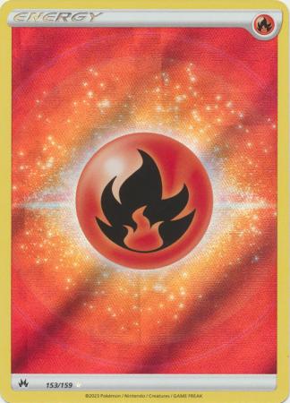 Fire Energy Full Art - 153/159 - Crown Zenith - Card Cavern