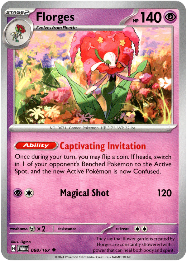 Florges - 088/167 - Twilight Masquerade - Card Cavern