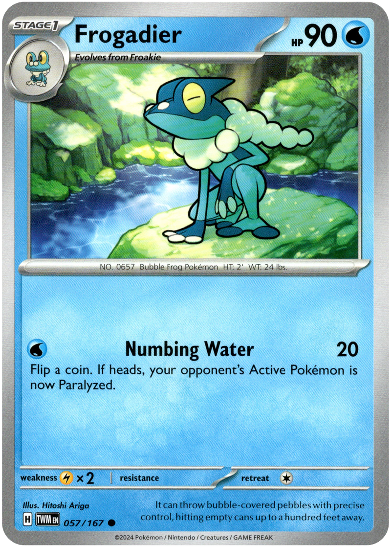 Frogadier - 057/167 - Twilight Masquerade - Card Cavern