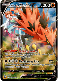 Galarian Zapdos V - TG19/TG30 - Astral Radiance - Card Cavern