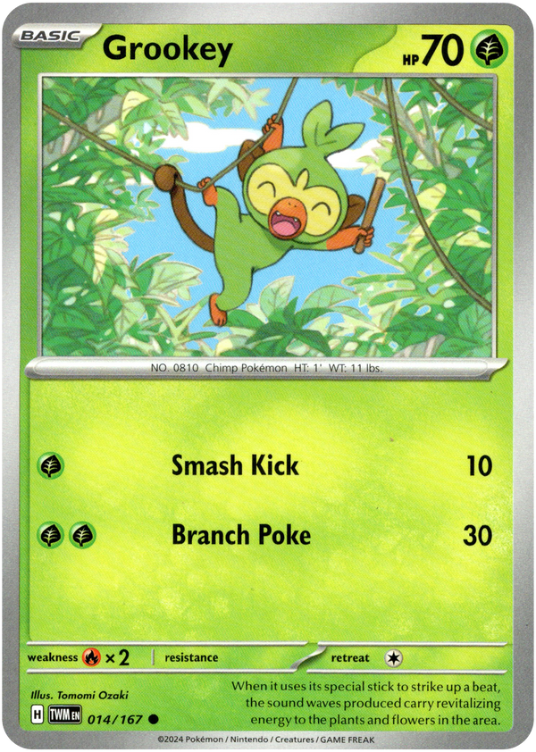 Grookey - 014/167 - Twilight Masquerade - Card Cavern