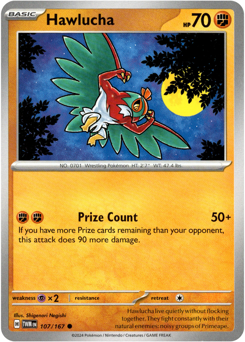 Hawlucha - 107/167 - Twilight Masquerade - Card Cavern