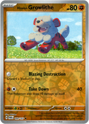 Hisuian Growlithe - 099/167 - Twilight Masquerade - Reverse Holo - Card Cavern