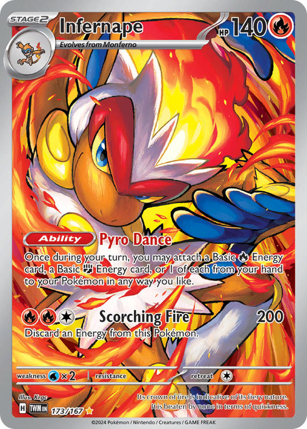 Infernape - 173/167 - Twilight Masquerade - Holo - Card Cavern