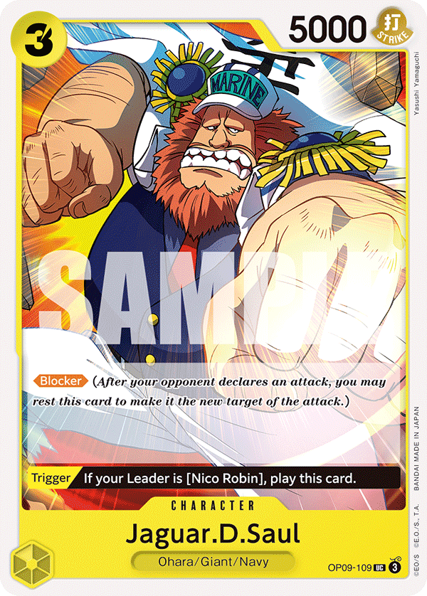 Jaguar.D.Saul - OP09-109 UC - Emperors in the New World - Card Cavern