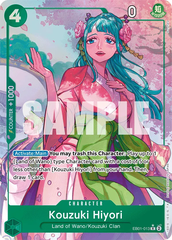 Kouzuki Hiyori Alternate Art - EB01-013R - Memorial Collection - Foil - Card Cavern