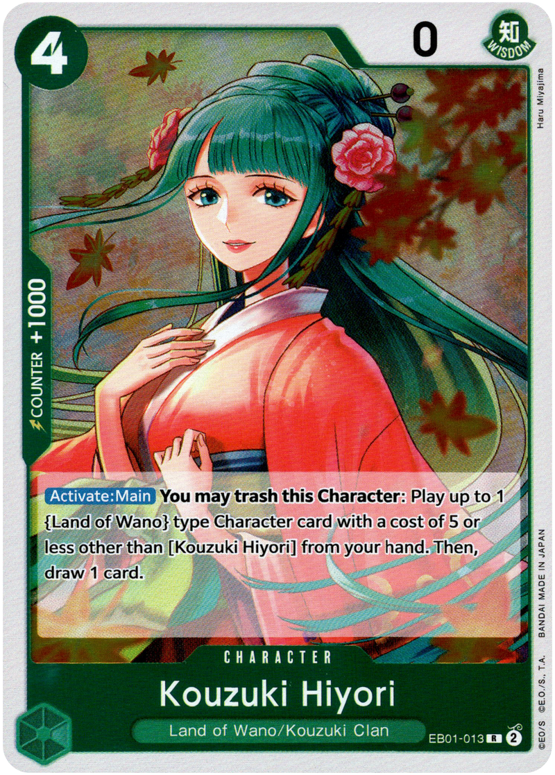 Kouzuki Hiyori - EB01-013R - Memorial Collection - Foil - Card Cavern