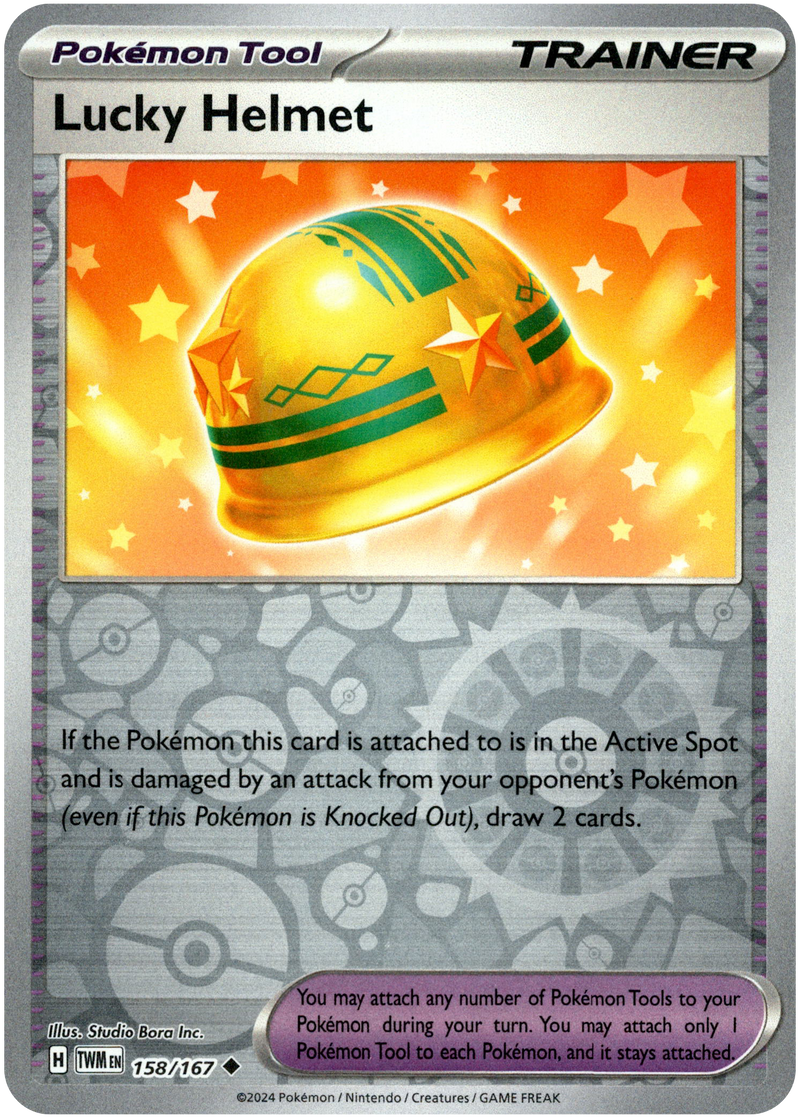 Lucky Helmet - 158/167 - Twilight Masquerade - Reverse Holo - Card Cavern