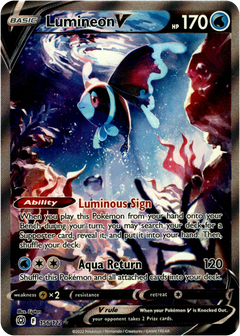 Lumineon V Alternate Art - 156/172 - Brilliant Stars - Card Cavern