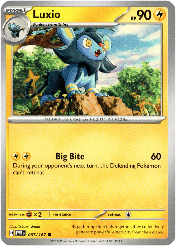 Luxio - 067/167 - Twilight Masquerade - Card Cavern