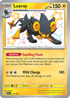 Luxray - 136/091 - Paldean Fates - Holo - Card Cavern