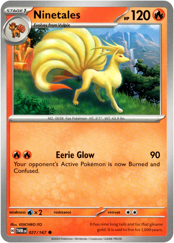 Ninetales - 027/167 - Twilight Masquerade - Card Cavern