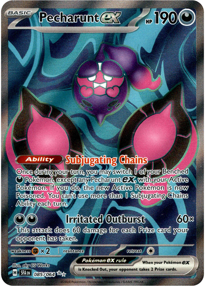 Pecharunt ex - 085/064 - Shrouded Fable - Holo - Card Cavern