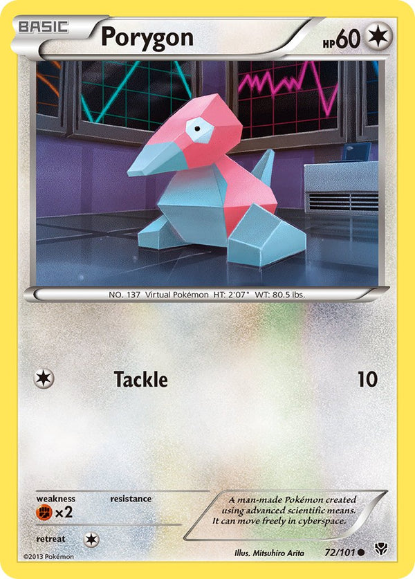 Porygon - 72/101 - Plasma Blast - Card Cavern