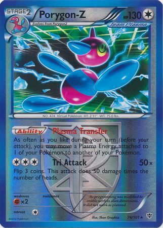 Porygon-Z - 74/101 - Plasma Blast - Reverse Holo - Card Cavern