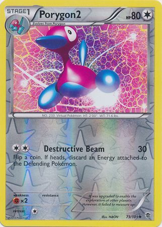 Porygon2 - 73/101 - Plasma Blast - Reverse Holo - Card Cavern