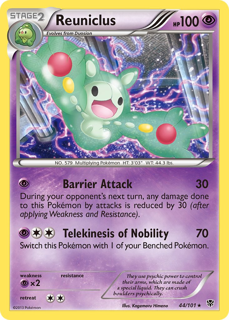 Reuniclus - 44/101 - Plasma Blast - Card Cavern