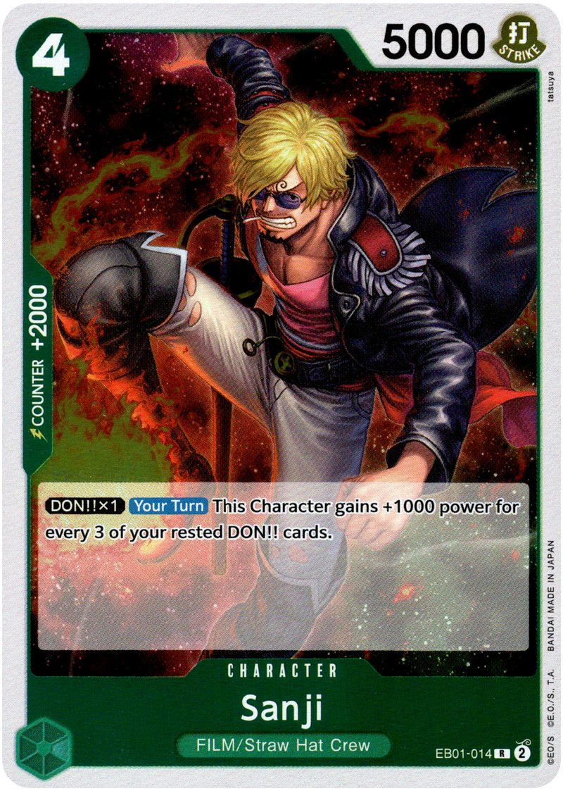 Sanji - EB01-014R - Memorial Collection - Foil - Card Cavern