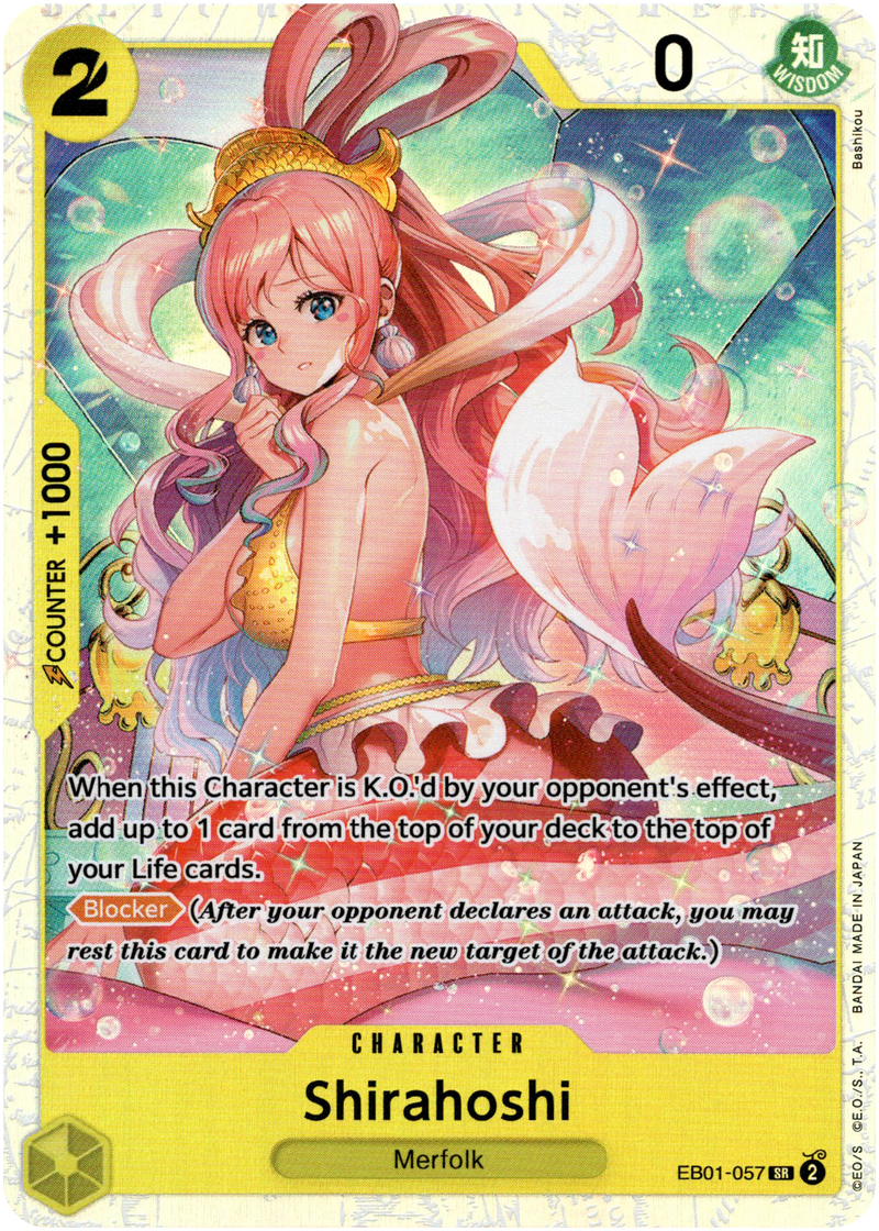 Shirahoshi - EB01-057SR - Memorial Collection - Foil - Card Cavern