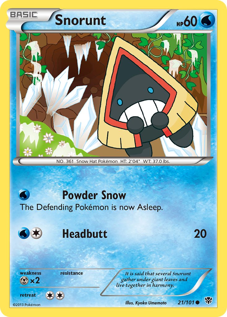 Snorunt - 21/101 - Plasma Blast - Card Cavern