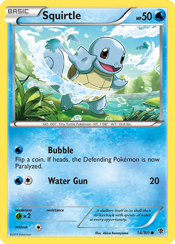 Squirtle - 14/101 - Plasma Blast - Card Cavern