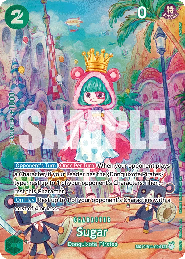 Sugar - OP04-024SR - Wings of the Captain - Foil - Card Cavern