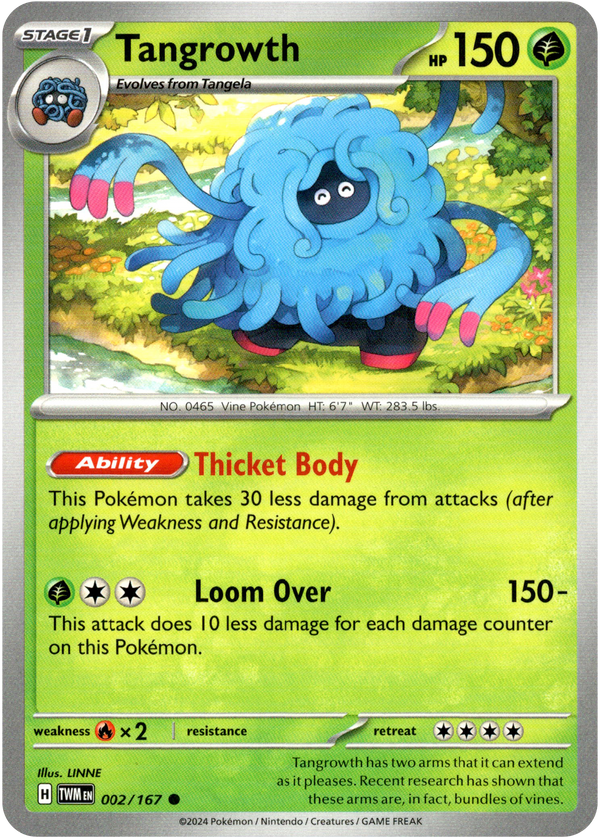 Tangrowth - 002/167 - Twilight Masquerade - Card Cavern