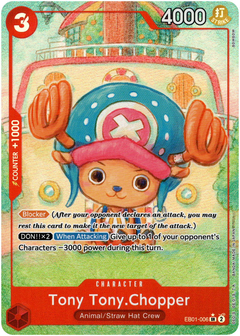 Tony Tony.Chopper Alternate Art - EB01-006SR - Memorial Collection - Foil - Card Cavern