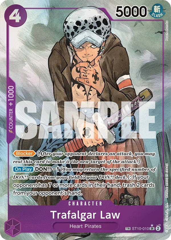 Trafalgar Law (TR) - ST10-010SR - 500 years in the Future - Foil - Card Cavern