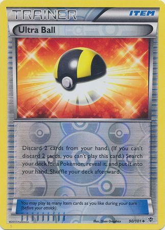 Ultra Ball - 90/101 - Plasma Blast - Reverse Holo - Card Cavern