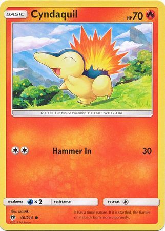 Cyndaquil - 40/214 - Lost Thunder - Card Cavern