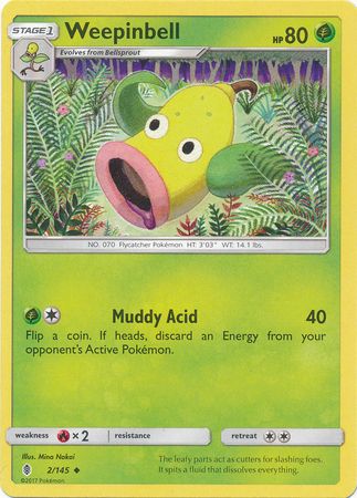 Weepinbell - 2/145 - Guardians Rising - Card Cavern