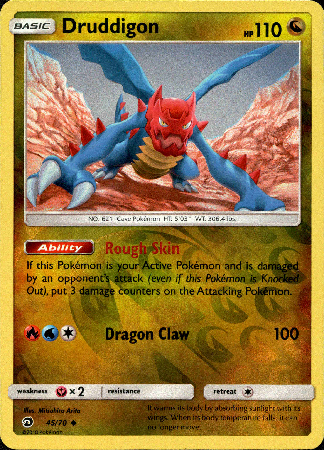 Druddigon - 45/70 - Dragon Majesty - Reverse Holo - Card Cavern