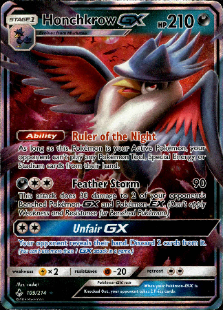 Honchkrow GX - 109/214 - Unbroken Bonds - Card Cavern